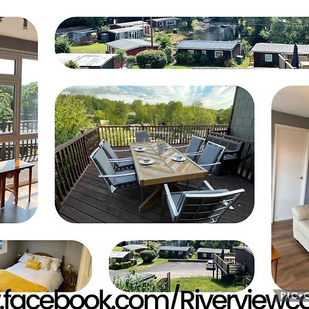 180 River View Cabin Caeathro Екстер'єр фото